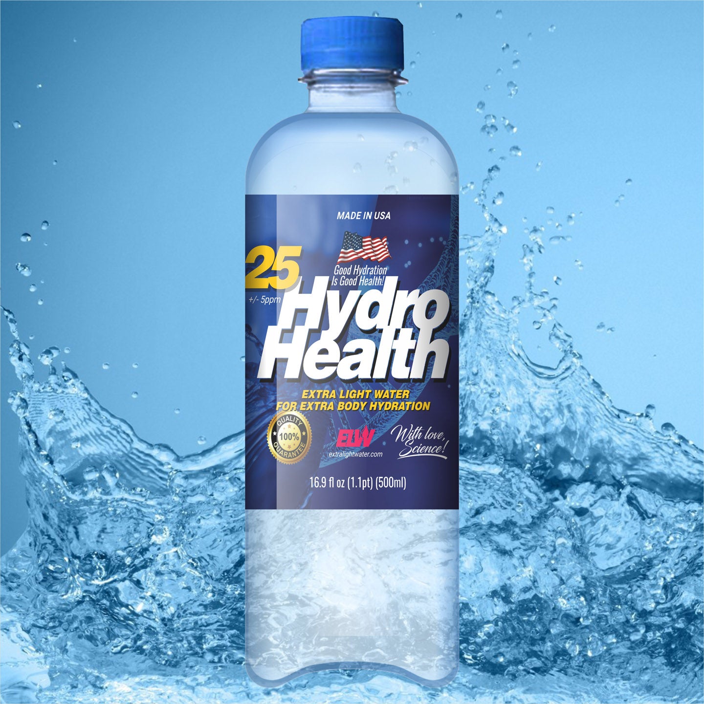 25 HydroHealth (24 bottles x 500ml Box) $190 incl.S&H-no PO box- Choose a subscription plan and save up to 10%