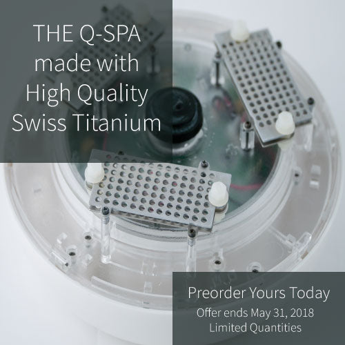 ELW-QSPA-BUNDLE-50 ( 2 boxes of 50 ppm water and 1 x Q-Spa Hydrogen Bath Generator)-save $85.The price includes S&H