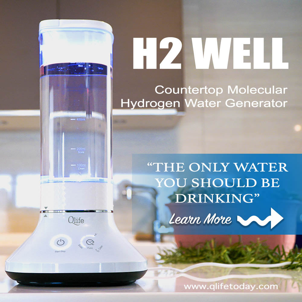 ELW-H2WELL-BUNDLE 50 (2 x boxes of 50 ppm water and 1 x  H2 Well Hydrogen Water Generator-Countertop)
